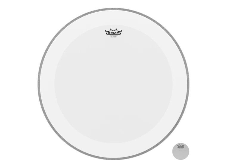 Remo P4-1122-C2 Powerstroke 4 Coated m/Slam Patch 22 Basstr 